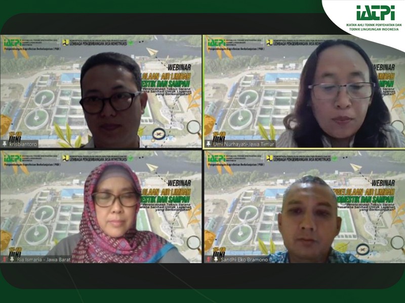 WEBINAR PENGELOLAAN AIR LIMBAH DOMESTIK DAN SAMPAH – PERENCANAAN TEKNIS SARANA PRASARANA SANITASI UNTUK LAYANAN YANG BERKELANJUTAN