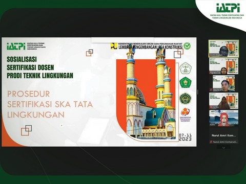 SOSIALISASI PENGAJUAN SKA BIDANG TATA LINGKUNGAN