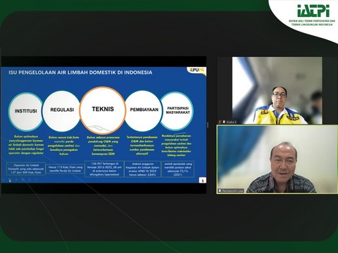 WEBINAR OPTIMALISASI IPLT MELALUI LAYANAN LUMPUR TINJA TERJADWAL