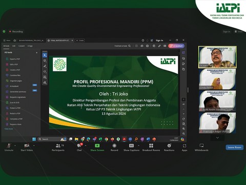 IATPI BERPARTISIPASI DALAM WEBINAR KURIKULUM BAKERMA TL