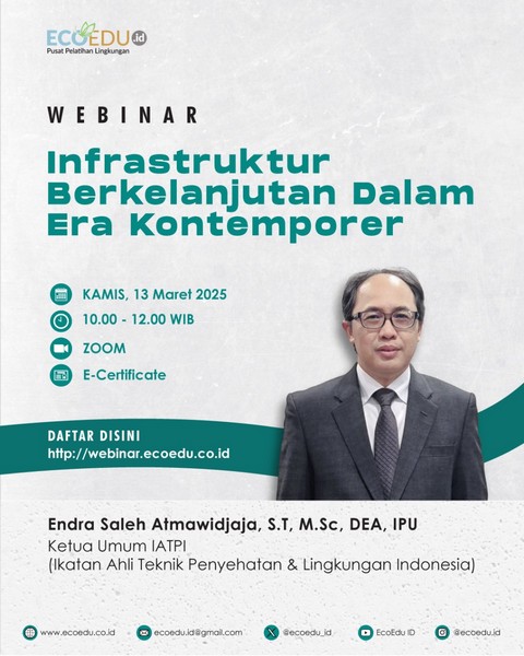 Webinar Infrastruktur Berkelanjutan dalam Era Kontemporer